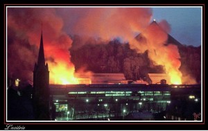 L'église de Herserange où Monseigneur Jean Bernard est venu dire la messe de minuit en 1978