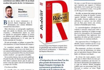 Tintamarre acadien dans le dico